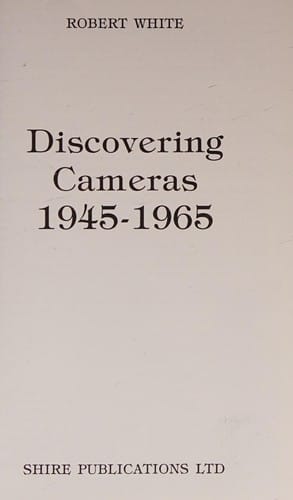 Discovering cameras 1945-1965