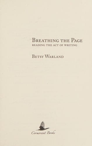 Breathing the page