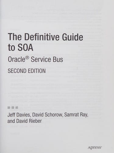 The definitive guide to SOA