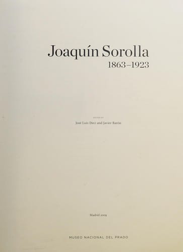 Joaquín Sorolla, 1863-1923