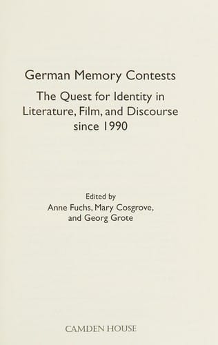 German memory contests