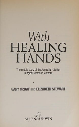With healing hands