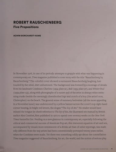 Robert Rauschenberg