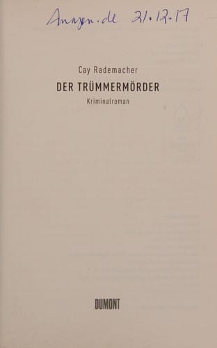 Der Trümmermörder