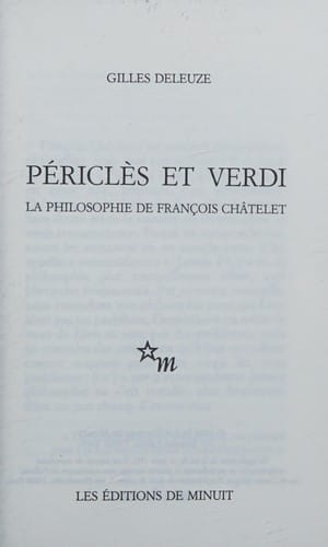 Périclès et Verdi