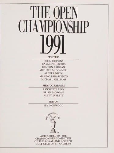 The Open Championship 1991