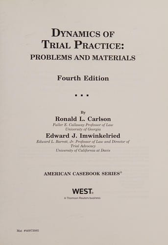 Dynamics of trial practice