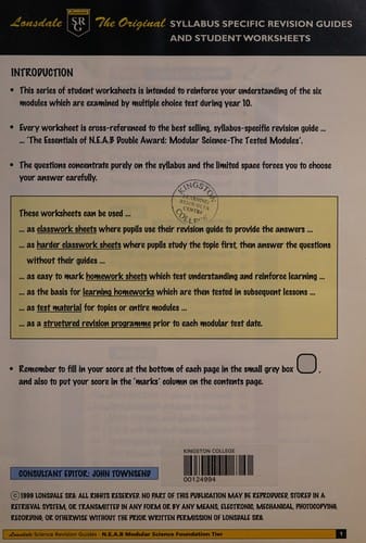 Essentials of NEAB double award co-ordinated physics