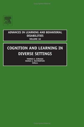 Cognition and Learning in Diverse Settings