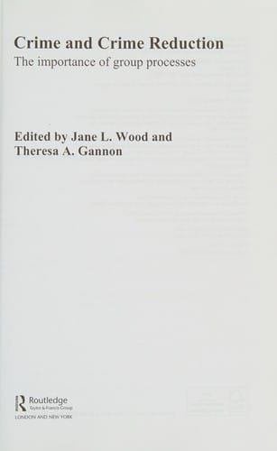 Crime and crime reduction