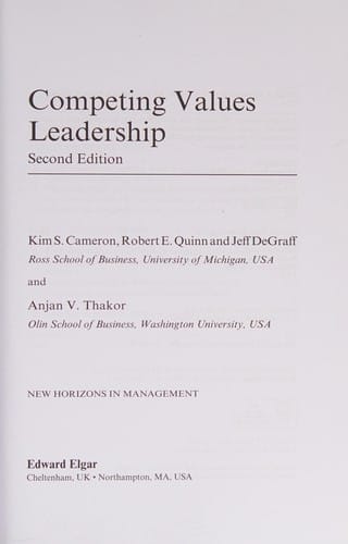 Competing values leadership