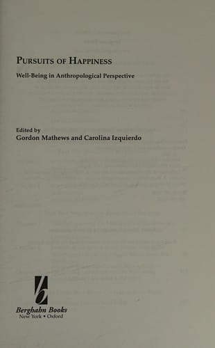 Pursuits of happiness