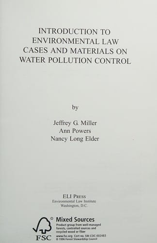 Introduction to environmental law