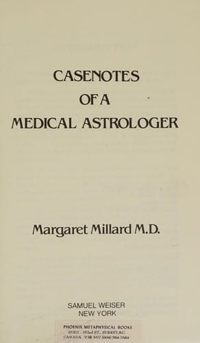 Casenotes of a medical astrologer