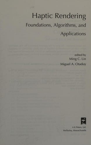 Haptic rendering