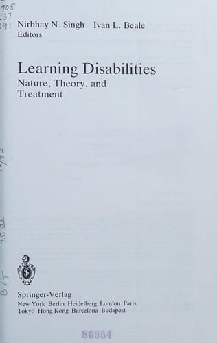 Learning disabilities