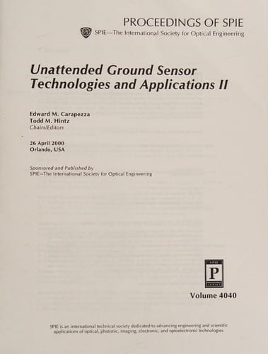 Unattended ground sensor technologies and applications II