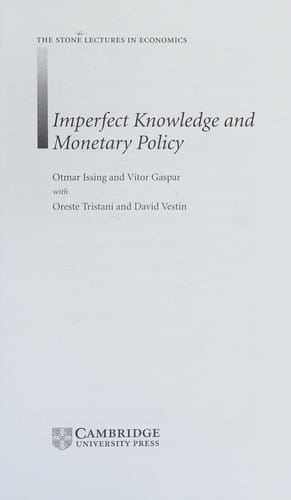Imperfect knowledge and monetary policy