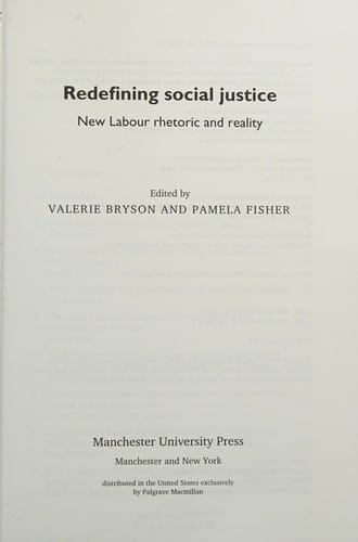Redefining social justice