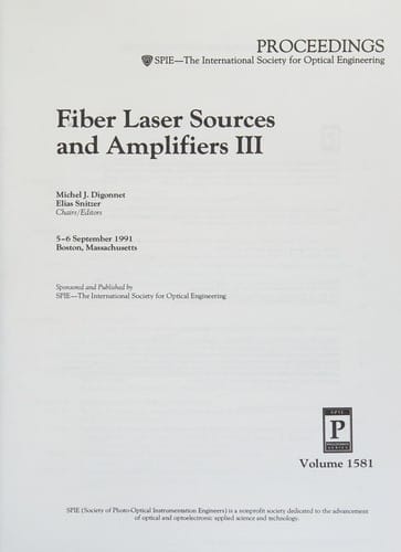 Fiber laser sources and amplifiers III