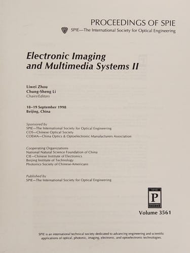 Electronic imaging and multimedia systems II