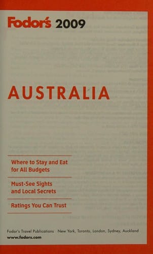 Fodor's 2009 Australia