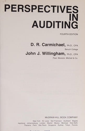 Perspectives in auditing