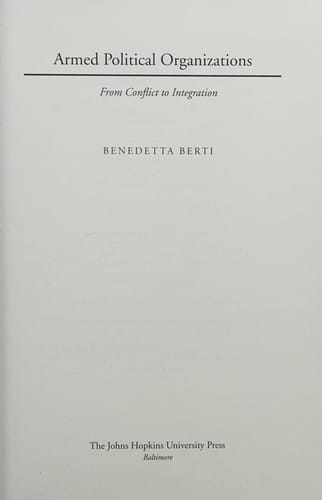 Armed political organizations