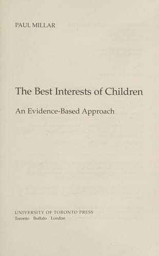 The best interests of children