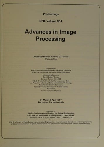 Advances in image processing