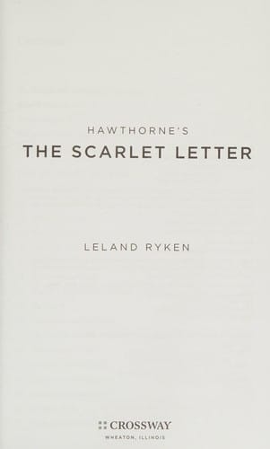Hawthorne's The scarlet letter