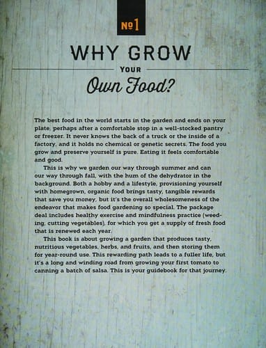 Homegrown pantry