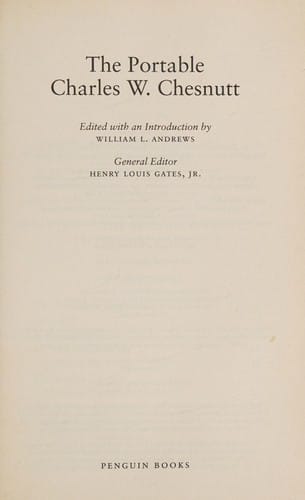 The portable Charles W. Chesnutt