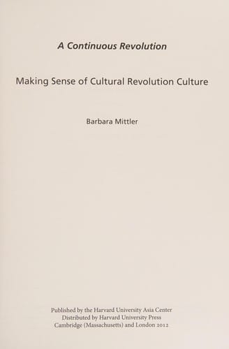 A continuous revolution