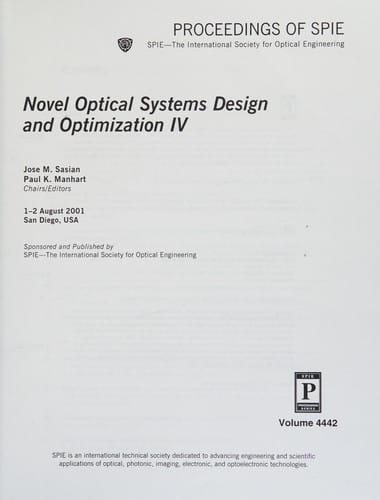 Novel optical systems design and optimization IV