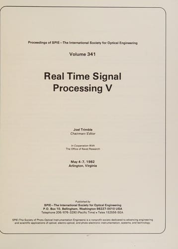 Real time signal processing V