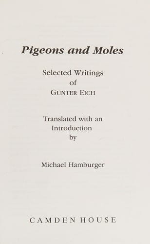 Pigeons and moles