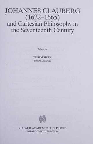 Johannes Clauberg (1622-1665)