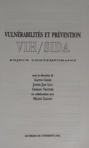 Vulnérabilités et prévention VIH/SIDA