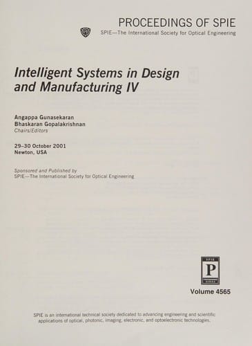 Intelligent systems in design and manufacturing IV