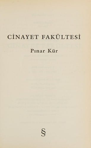 Cinayet fakültesi