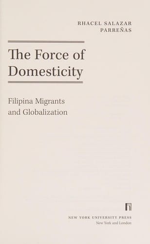 The force of domesticity