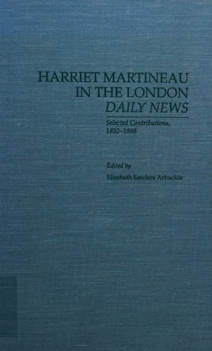Harriet Martineau in the London Daily news