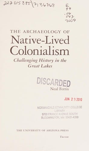 The archaeology of native-lived colonialism