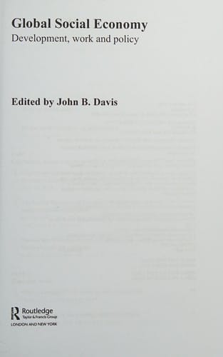 Global social economy