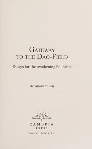 Gateway to the Dao-field