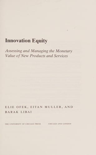 Innovation equity