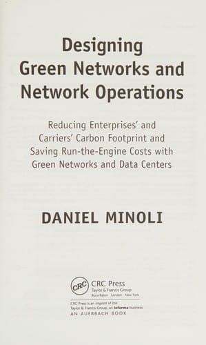Designing green networks and network operations