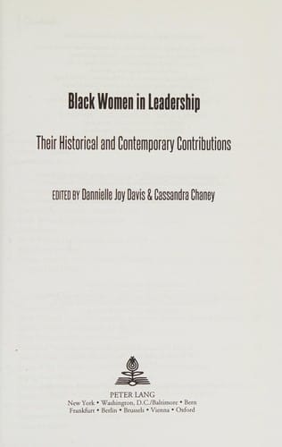 Black women in leadership
