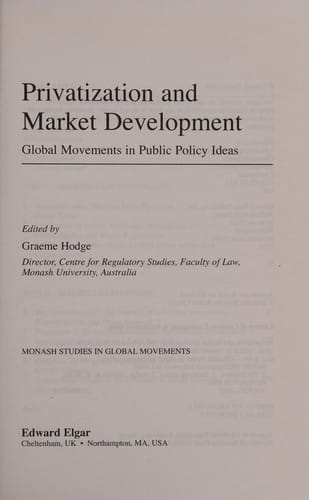 Privatization and market development